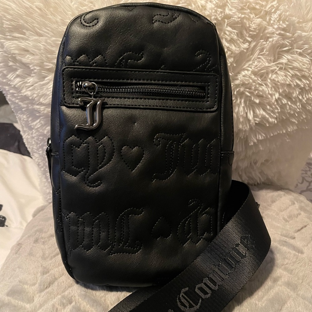 Black Juicy single strap backpack